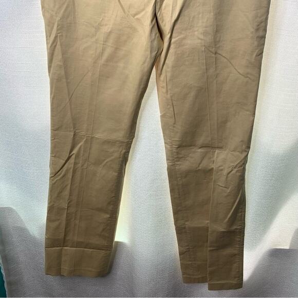 Tory Burch Pale Khaki pleated Korri wide leg pants size‎ 6 minimalist preppy - Picture 4 of 10